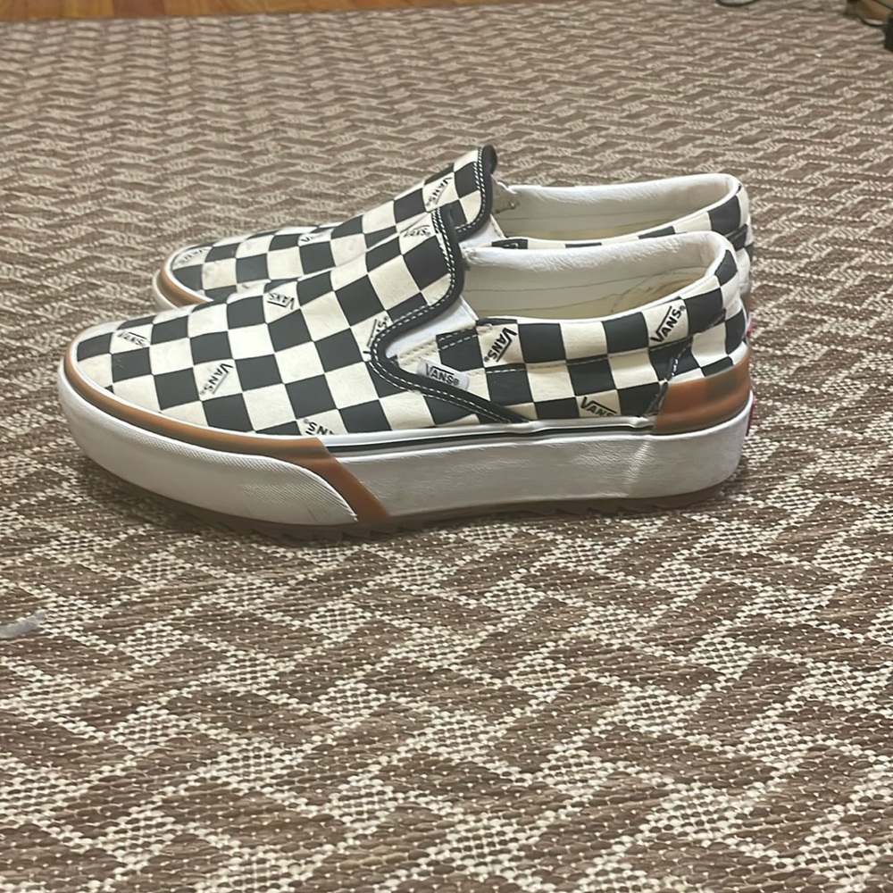 Vans Stacked Checkered Slip on